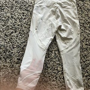 White Lulu Mesh Crops